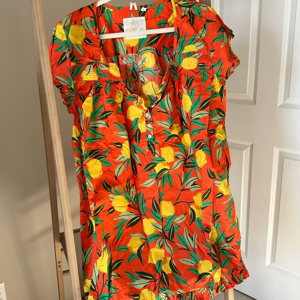 Printfresh Pintuck Lemon Zest Nightgown